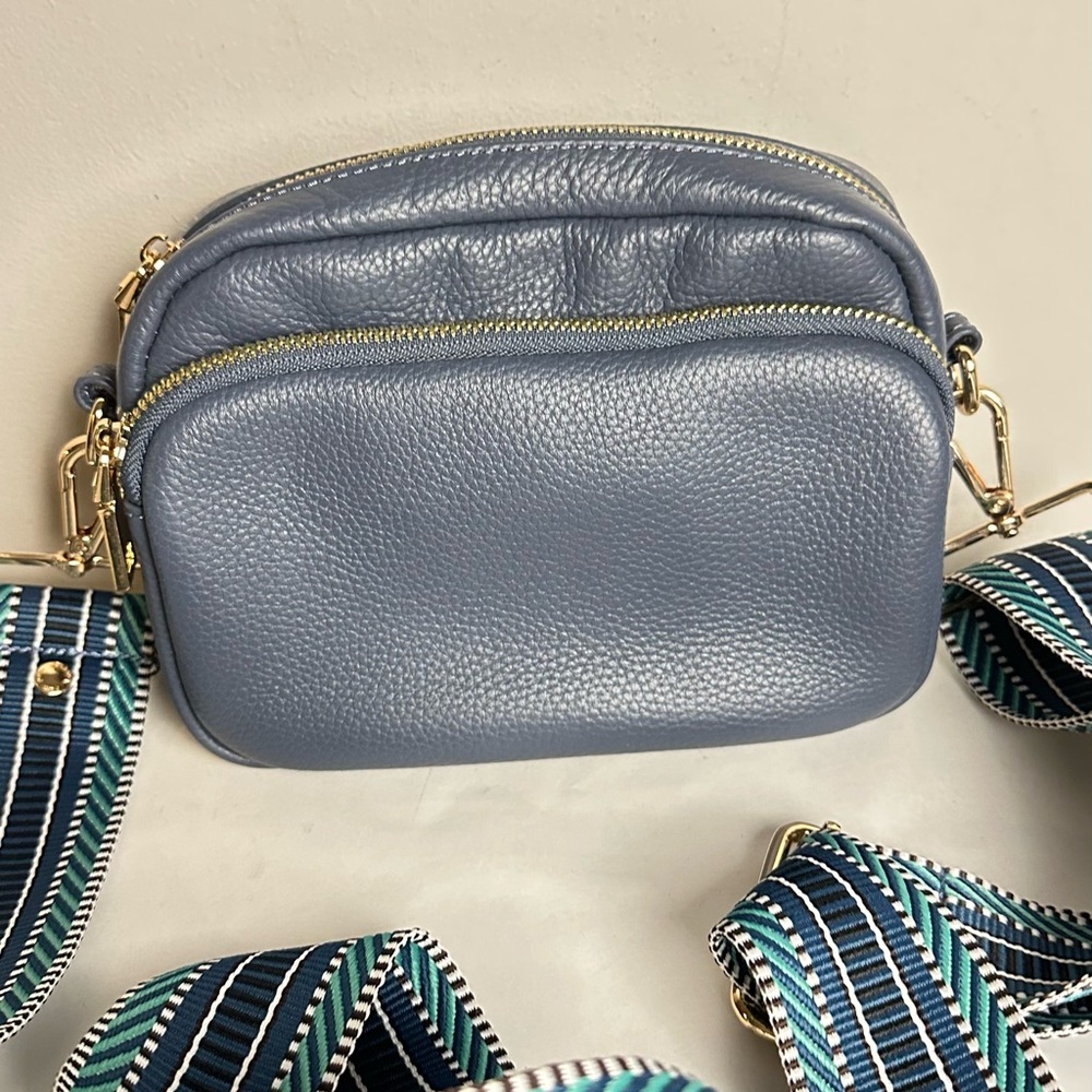 Elegant Blue Crossbody Bag
